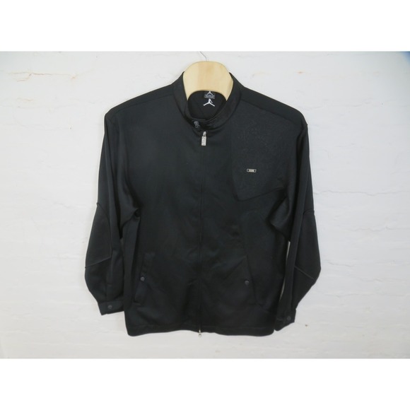 Jordan Other - Vtg Air Jordan AF-1 Track Jacket Mens 3XL Black Full Zip Air Force 1 Jumpman y2k
